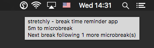 stretchly break timer mac